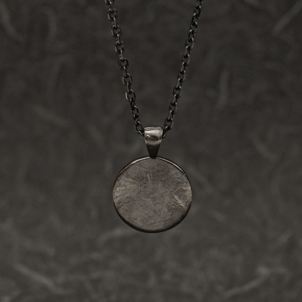Silver Seigaiha Pattern Necklace