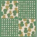 50cm Cotton Furoshiki - Green Pumpkin