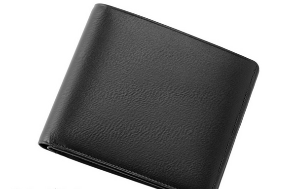 Box Calf Cow Leather Wallet