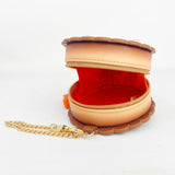 MYUUA China Mooncake-Shaped Pouch — close-up of Mooncake-shaped pouch embroidery