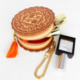 MYUUA China Mooncake-Shaped Pouch — alternate angle showing Mooncake-shaped pouch