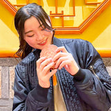 MYUUA China Mooncake-Shaped Pouch — lifestyle styling shot