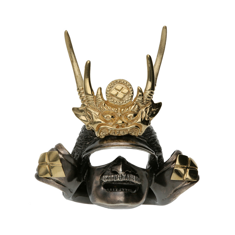 SAMURAI RING “Silver Samurai Ring with 18k Gold Emblem”
