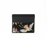 Silk & Cow Leather Cardcase (Good Luck Charm)