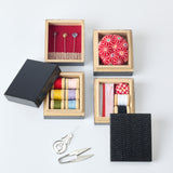 Three Tier Sewing Kit YAMANAKA Lacquerware | WAVE | BLACK