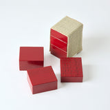 Three Tier Sewing Kit YAMANAKA Lacquerware | HEMP | Vermillion