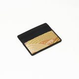 Silk & Cow Leather Cardcase (Sakura and Waves)