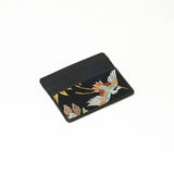 Silk & Cow Leather Cardcase (Good Luck Charm)