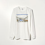 Hokusai Long T-shirt - Edo Nihonbashi | White
