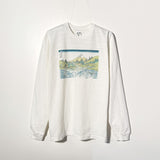 Hokusai Long T-shirt - Koshu Misaka Suimen | White