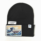 Hokusai Seto Emblem Beanie - Namiura | Black