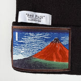 Hokusai Seto Emblem Beanie - Akafuji | Black