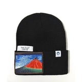 Hokusai Seto Emblem Beanie - Akafuji | Black
