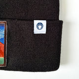 Hokusai Seto Emblem Beanie - Akafuji | Black