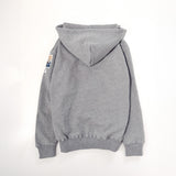 Hokusai Seto Emblem Zip-up Hoodie - Namiura | Gray