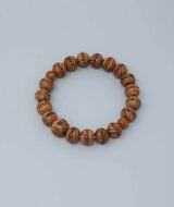 Yakusugi Heart-Sutra Juzu Bead Bracelet — 10mm Standard