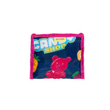 MYUUA ECOCORO Gummy Candy Eco Bag — close-up of Gummy candy print embroidery