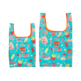MYUUA ECOCORO Burger Eco Bag — alternate angle showing Burger fast-food print