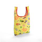 MYUUA ECOCORO Wagashi Eco Bag — alternate angle showing Wagashi (Japanese sweets) print