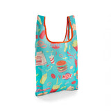 MYUUA ECOCORO Burger Eco Bag — alternate angle showing Burger fast-food print
