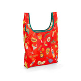 MYUUA ECOCORO Calavera Eco Bag — alternate angle showing Calavera (Mexican sugar skull) print