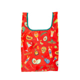 MYUUA ECOCORO Calavera Eco Bag — alternate angle showing Calavera (Mexican sugar skull) print