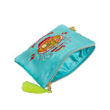 MYUUA Ramen Embroidered Tissue Pouch — secondary view showing embroidered ramen bowl detail