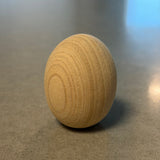 Side view of the HONO-KA egg-shaped wood aroma diffuser