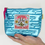 MYUUA Maneki-neko Lucky Cat Quilt Pouch — lifestyle styling shot