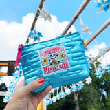 MYUUA Maneki-neko Lucky Cat Quilt Pouch — lifestyle styling shot