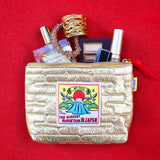 MYUUA Mt. Fuji Quilt Pouch — lifestyle styling shot