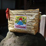MYUUA Mt. Fuji Quilt Pouch — lifestyle styling shot