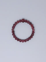 Purpleheart Heart-Sutra Juzu Bead Bracelet — 7mm