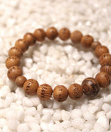 Yakusugi Heart-Sutra Juzu Bead Bracelet — 10mm Standard