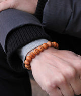 Yakusugi Heart-Sutra Juzu Bead Bracelet — 10mm Standard