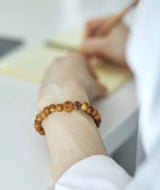 Yakusugi Heart-Sutra Juzu Bead Bracelet — 10mm Standard