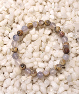 Earth Agate Juzu Bead Bracelet — 7mm