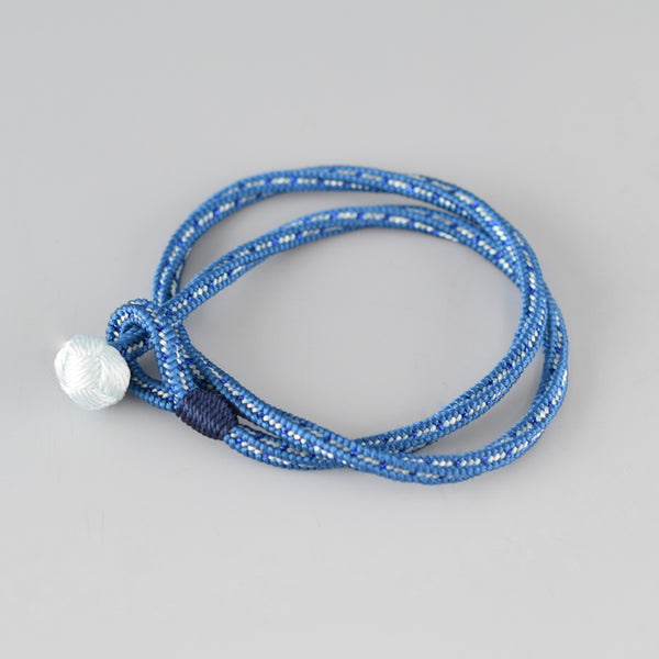 Kumihimo Silk Bracelet - Blue