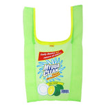 MYUUA Detergent Embroidered Sheer Tote Bag in Green — main product view