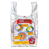 MYUUA x TINUN Embroidered Sheer Tote Bag in Silver — main product view