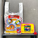 THAILAND TINUN Sheer Tote Bag — Silver — detail view 3