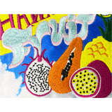 HAWAII Tropical Square Pouch — Blue — detail view 6