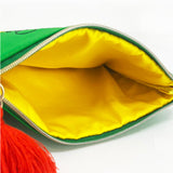 TAIWAN Lu Rou Fan Flat Pouch — Green — detail view 3