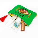 TAIWAN Lu Rou Fan Flat Pouch — Green — detail view 5