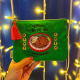 TAIWAN Lu Rou Fan Flat Pouch — Green — detail view 7