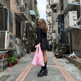 CHINA Market Tote Bag — Pink — detail view 10