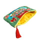 JAPAN Goya Champuru Flat Pouch — Green — detail view 3