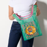 MEXICO Nachos Sheer Tote Bag — Green — detail view 5
