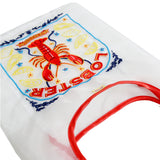 AMERICA Lobster Sheer Tote Bag — White — detail view 3