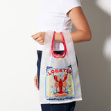 AMERICA Lobster Sheer Tote Bag — White — detail view 4